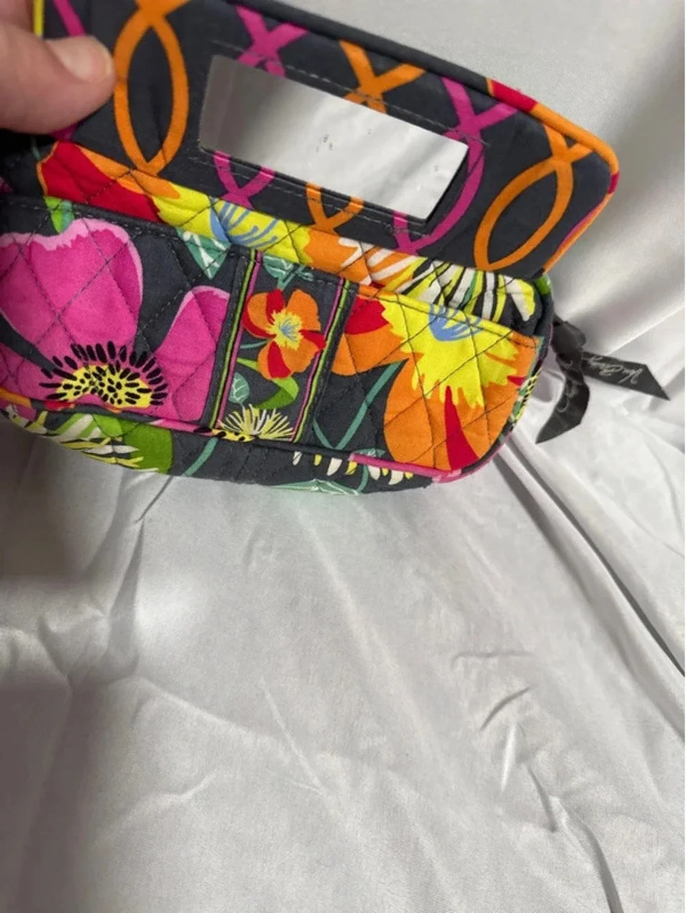 Vera Bradley makeup case with mirror